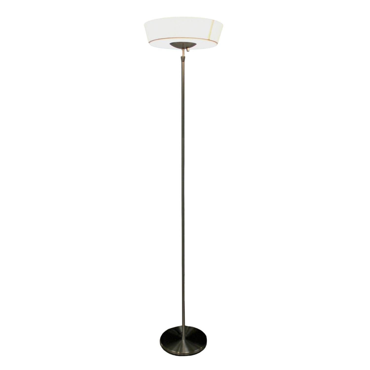 Modern Nickel Floor Lamp - Image 1