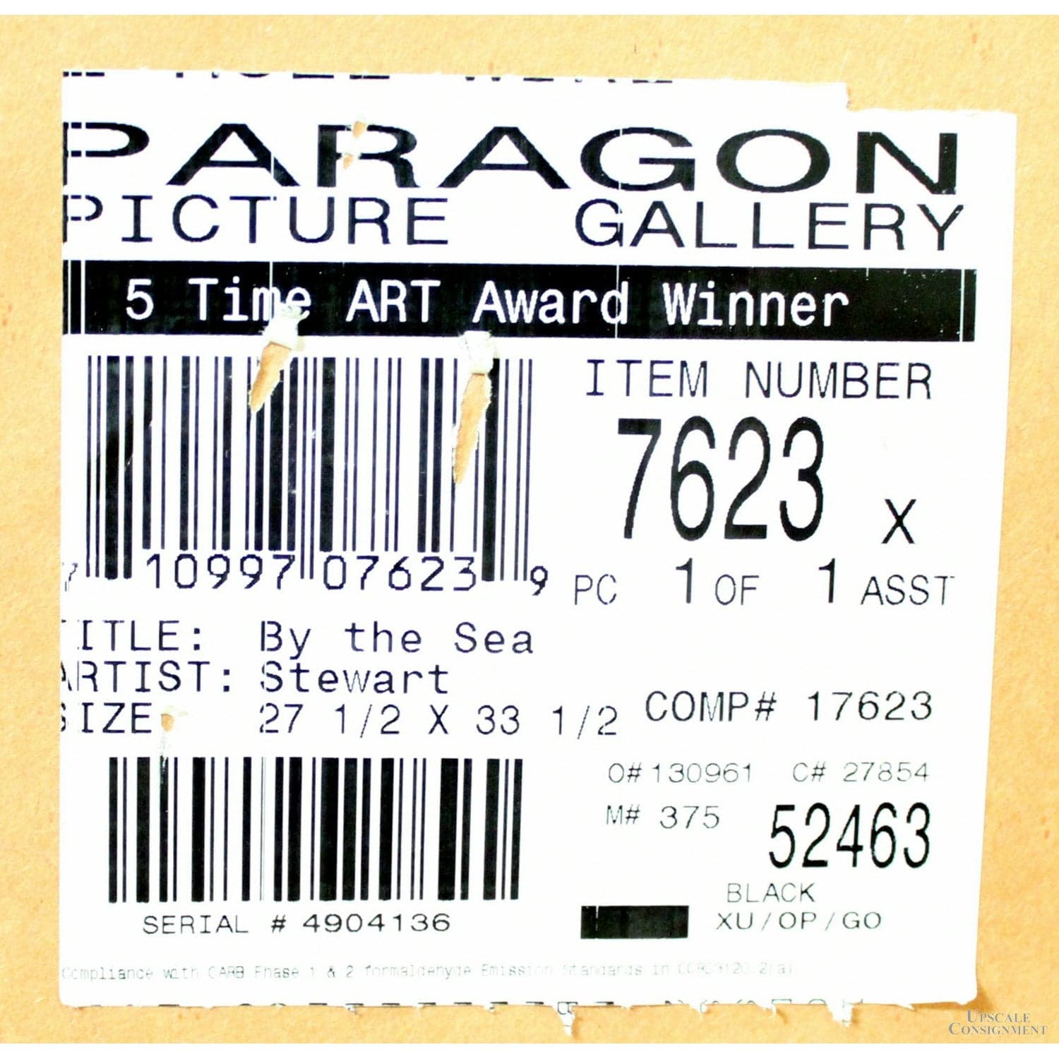 Paragon Picture Gallery Framed Print 'By The Sea' by Stewart - Thumbnail 4