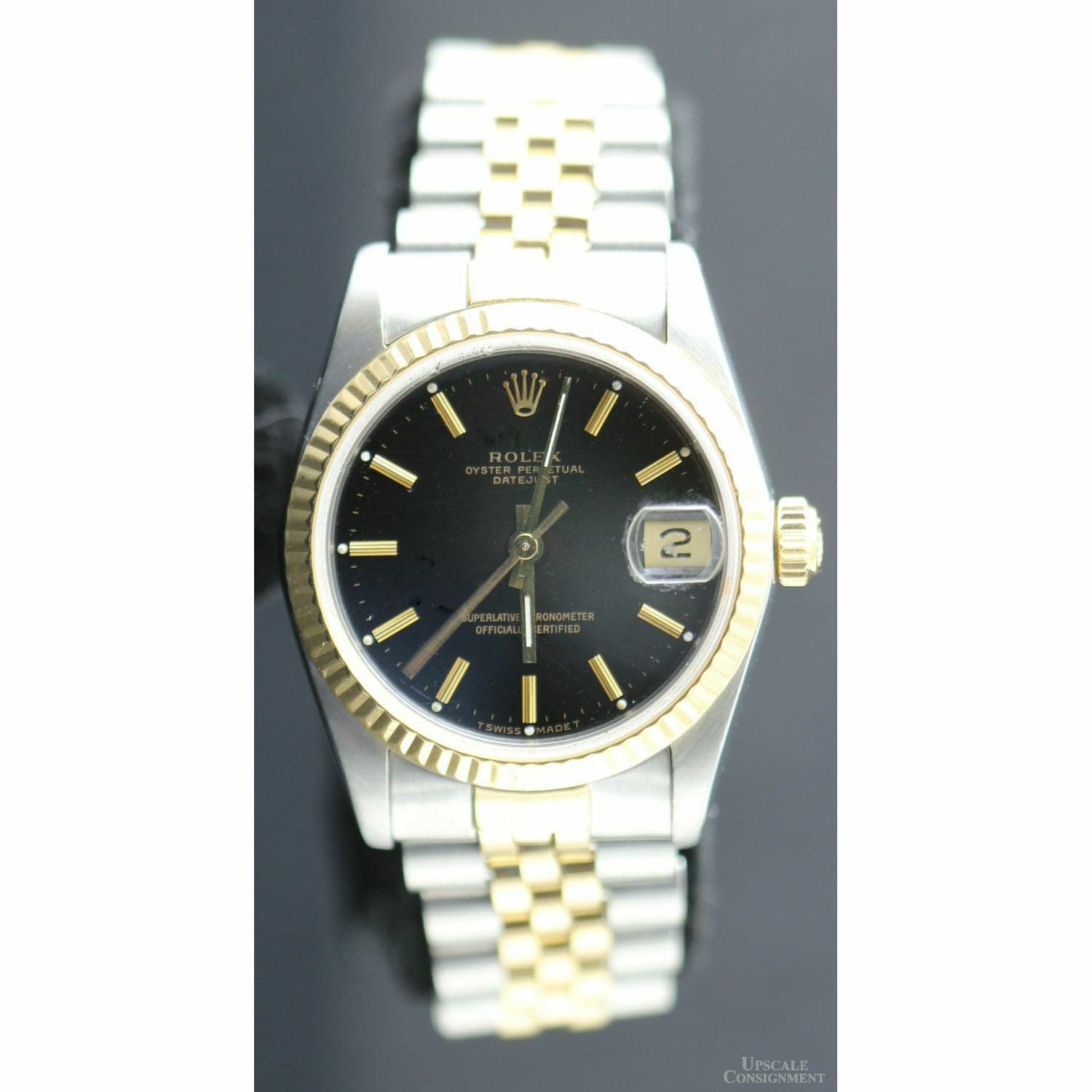 Rolex Oyster Perpetual Lady Datejust 18K Two-Tone Automatic Watch - Default Title / Size 6.5 - Thumbnail 2