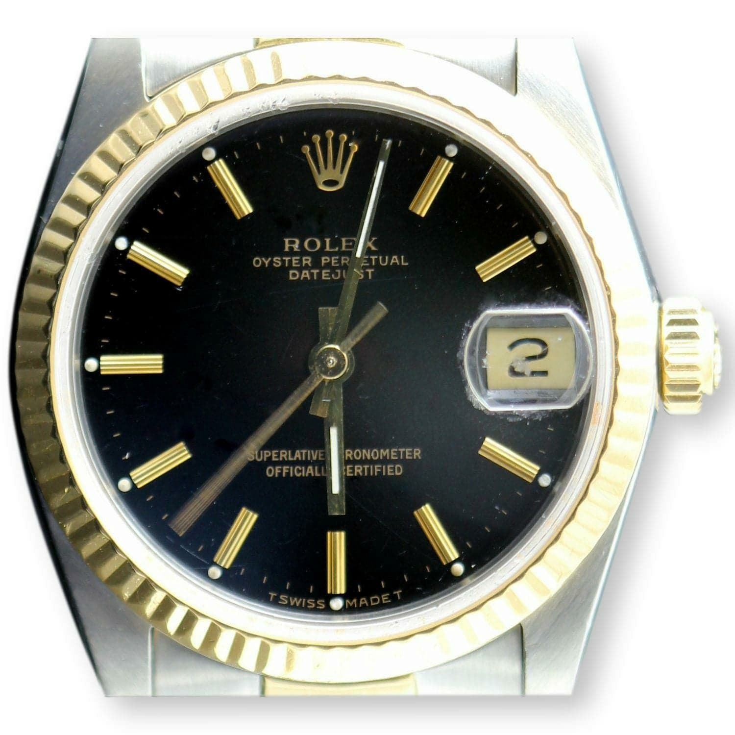 Rolex Oyster Perpetual Lady Datejust 18K Two-Tone Automatic Watch - Default Title / Size 6.5 - Thumbnail 3