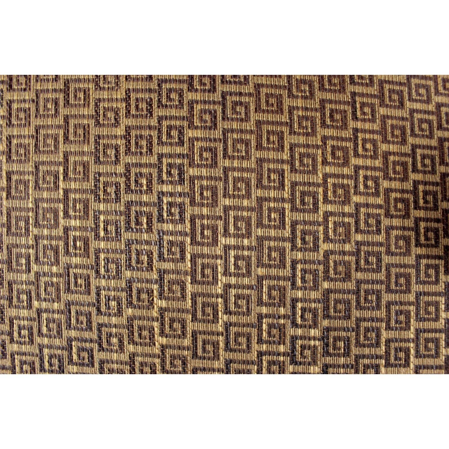 Vance Modern Dining Table w/6 Copper Chairs - Brown - Thumbnail 5