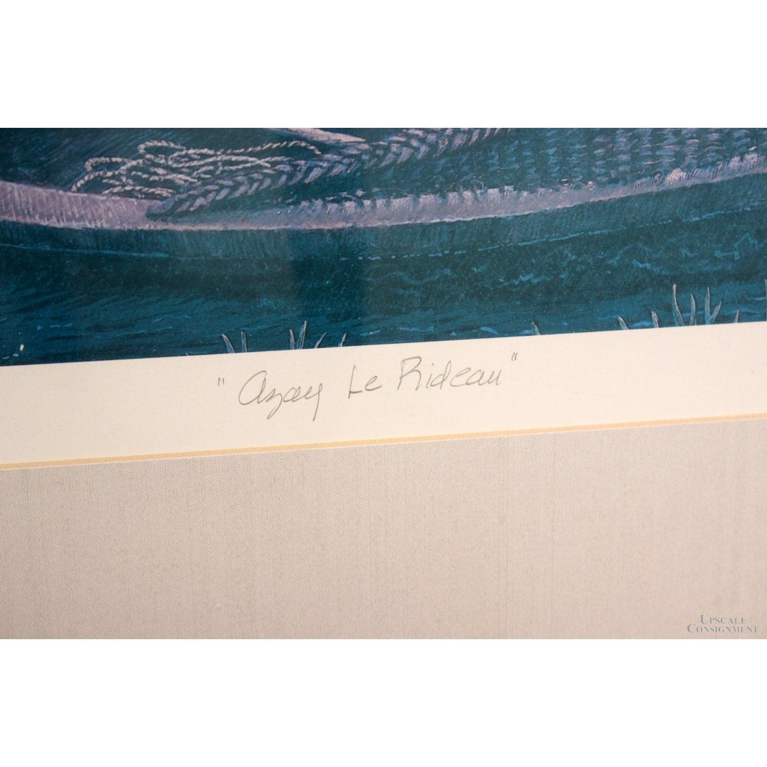 Tom Caldwell Signed Limited Edition Print 'Azay le Rideau' - Thumbnail 4