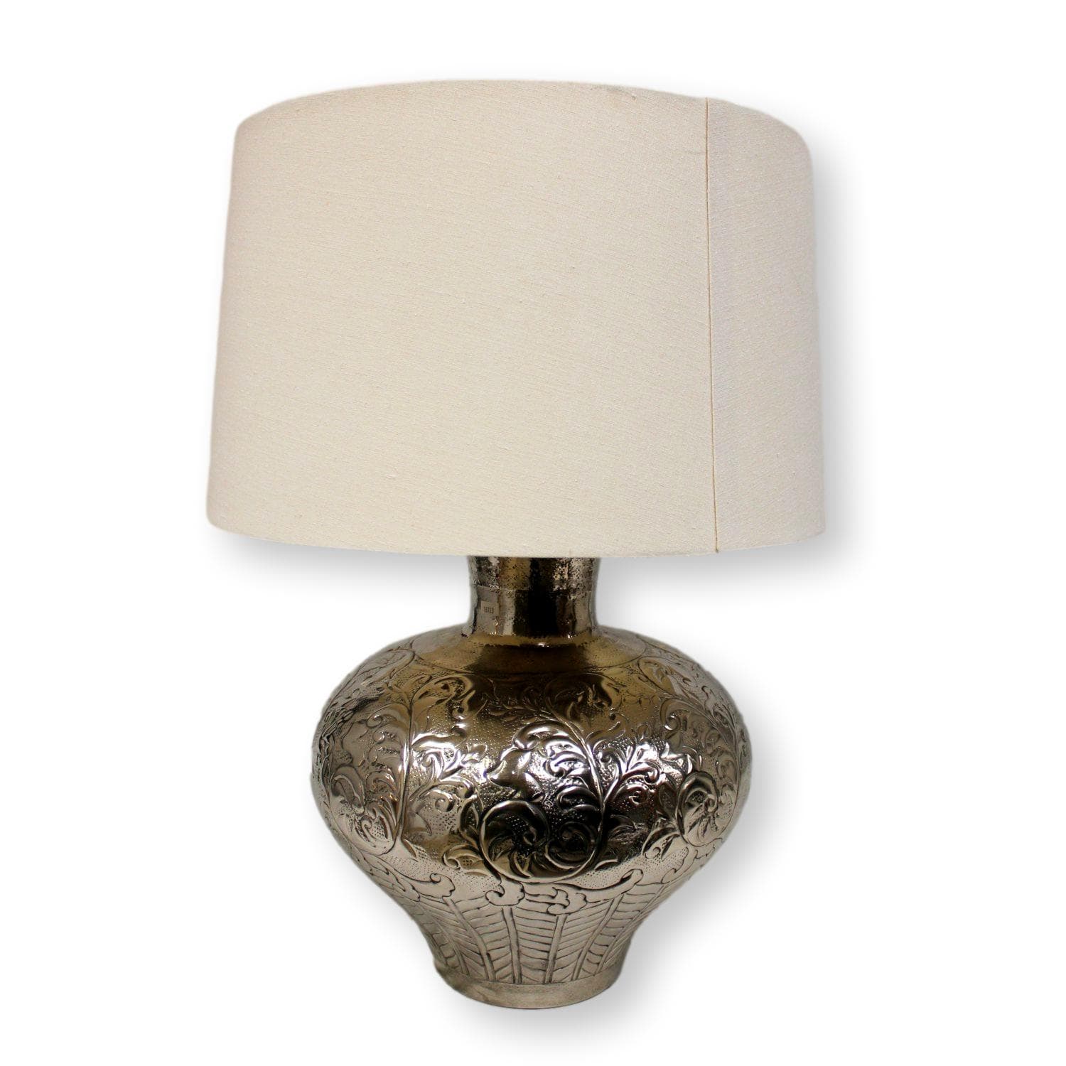 Embossed Metal Table Lamp - Image 1