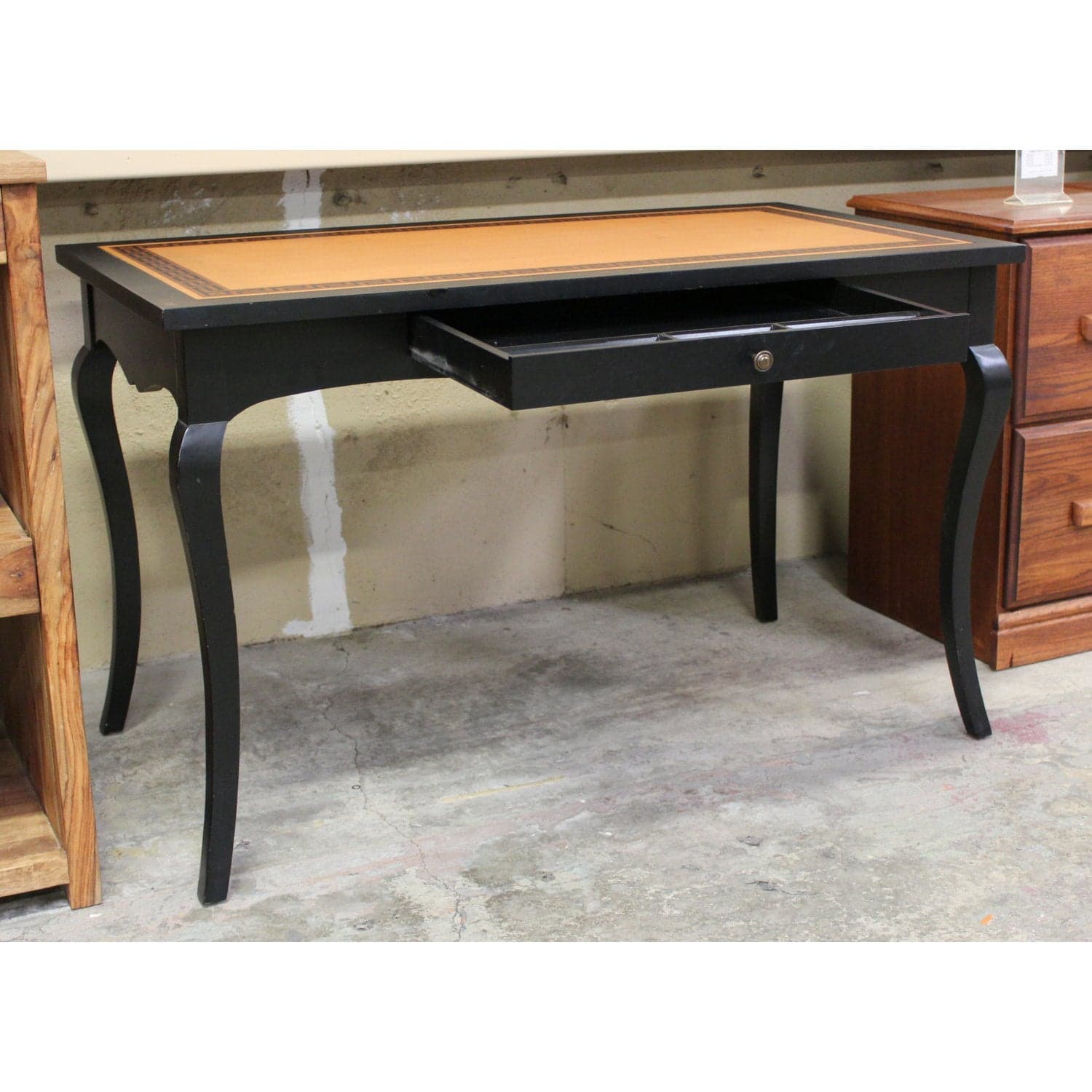 Mission Custom Furnishings Greek Key Writing Desk - Two-Tone - Thumbnail 4