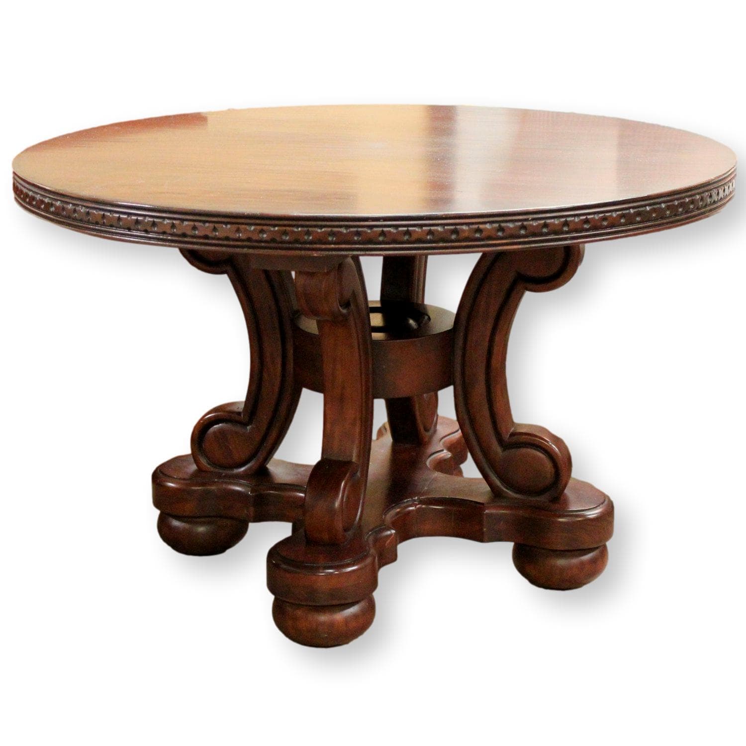 'Barroco' Coffee Table - Mahogany - Image 1