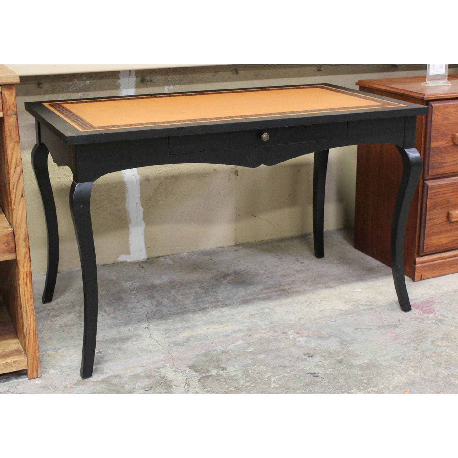 Mission Custom Furnishings Greek Key Writing Desk - Two-Tone - Thumbnail 2