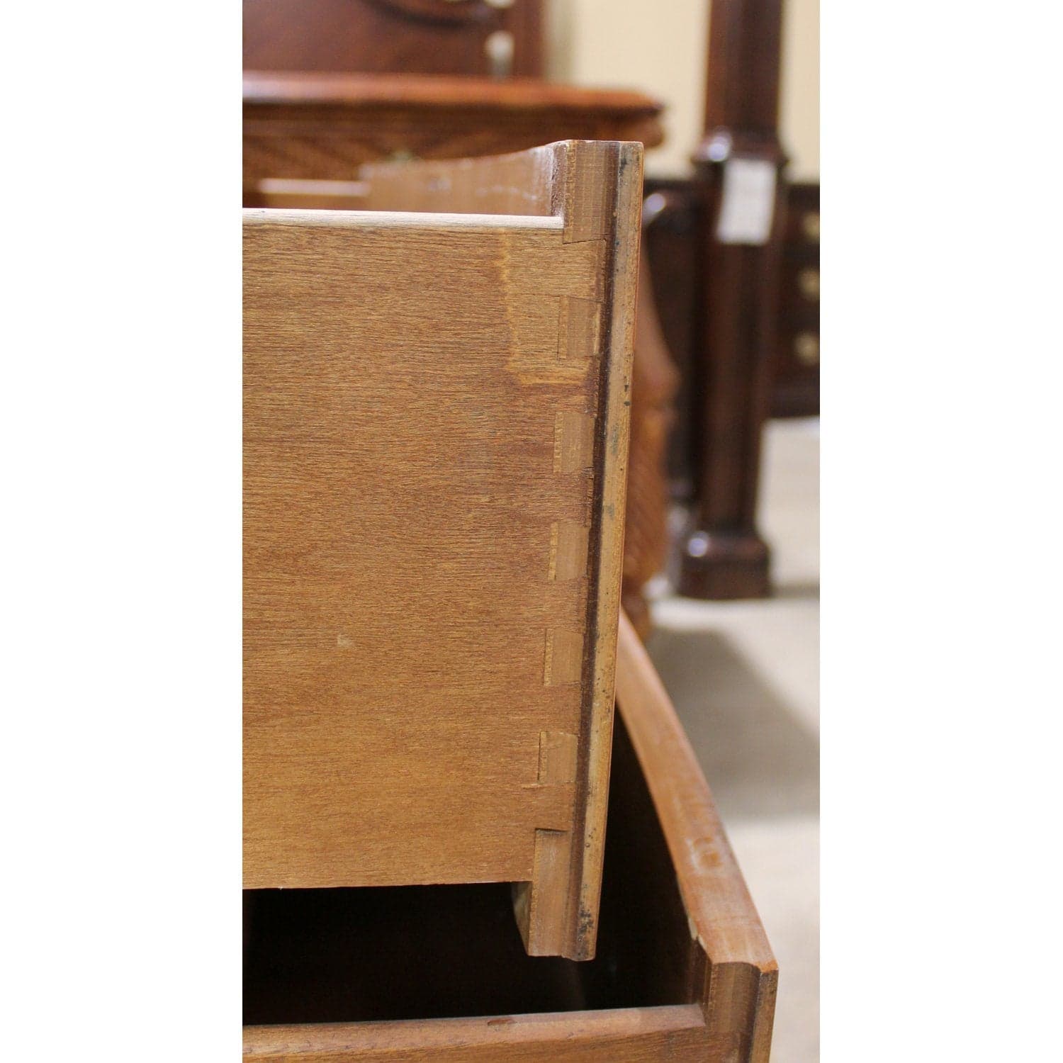 Jasper Cabinet Tiger Striped 3 Drawer Chest - Cherry - Thumbnail 6