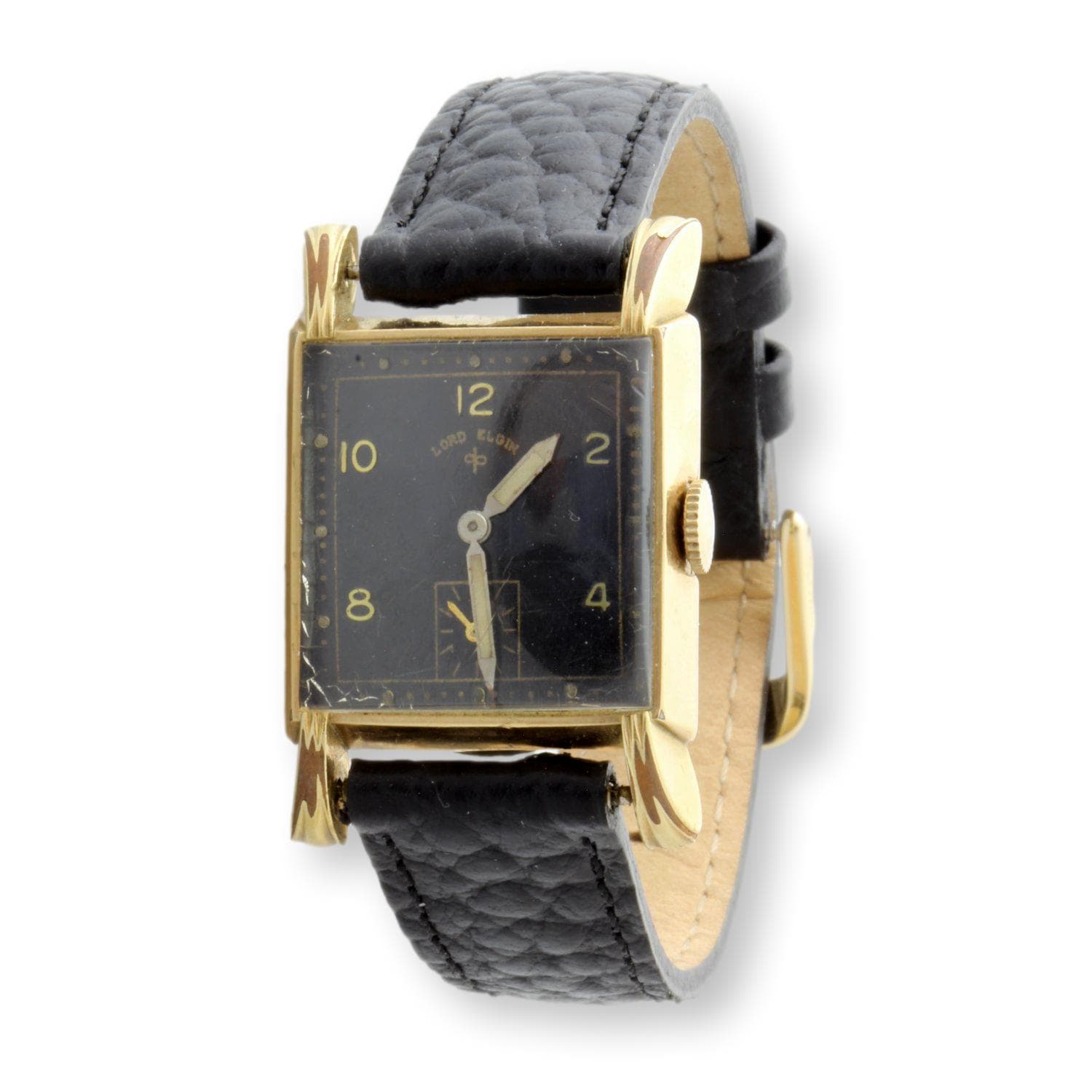 Mid-Century 21J Mechanical Manual-Wind Men's 14K GF Dress Watch - Size 6.75 - Image 1