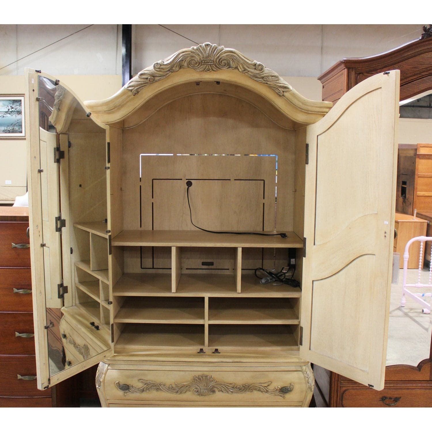 Schnadig Multi-Purpose Armoire - Cream - Thumbnail 3