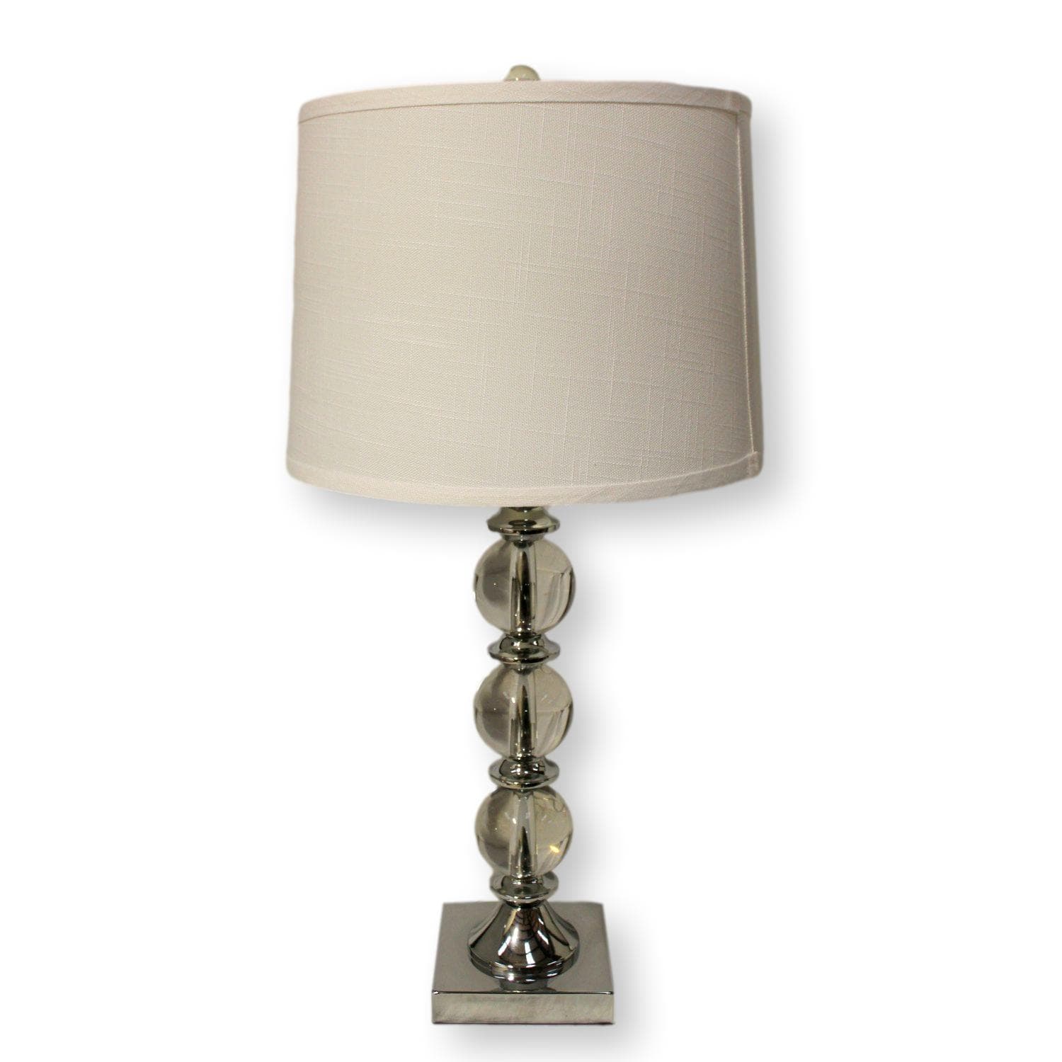 Chrome & Glass Spheres Table Lamp - Image 1