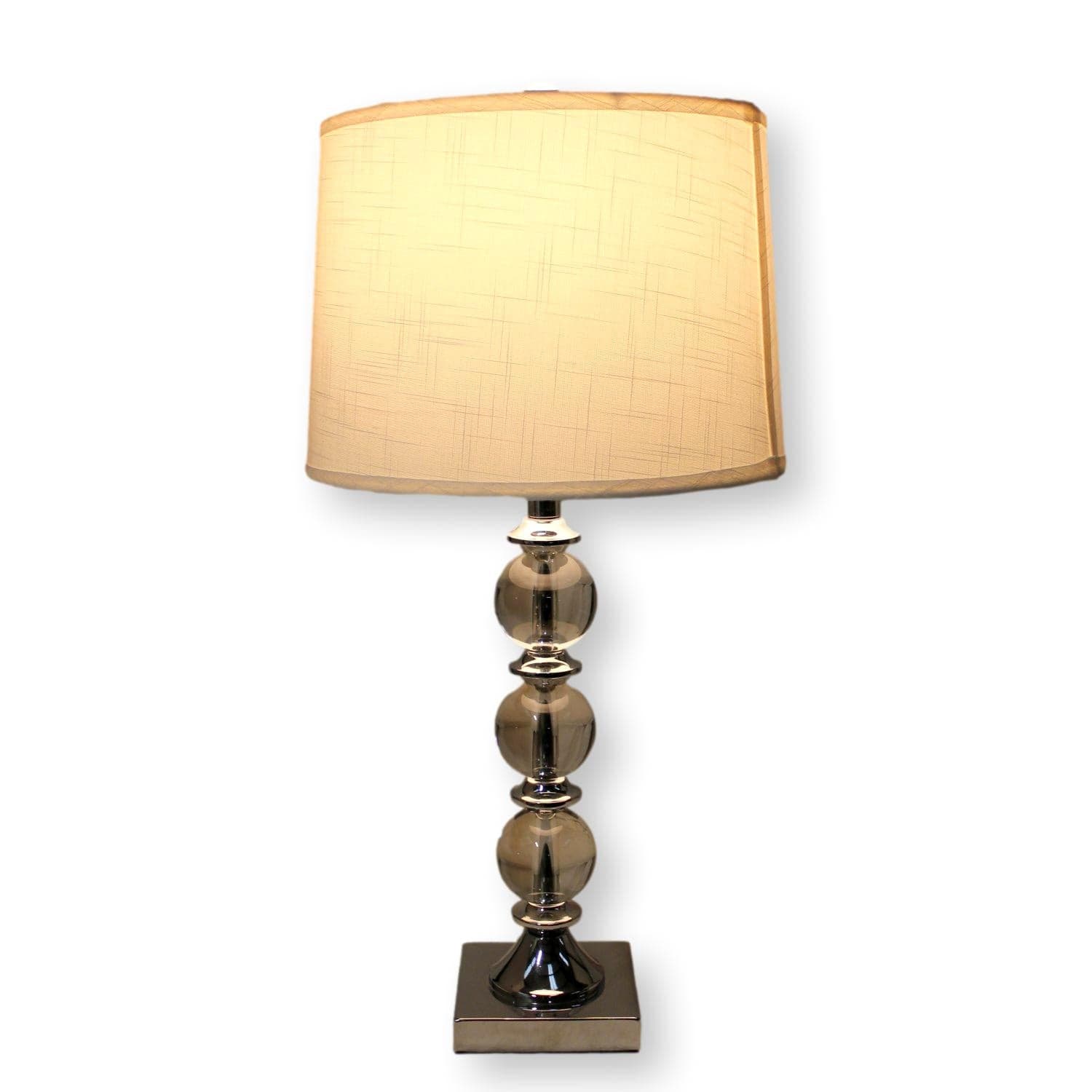 Chrome & Glass Spheres Table Lamp - Thumbnail 2