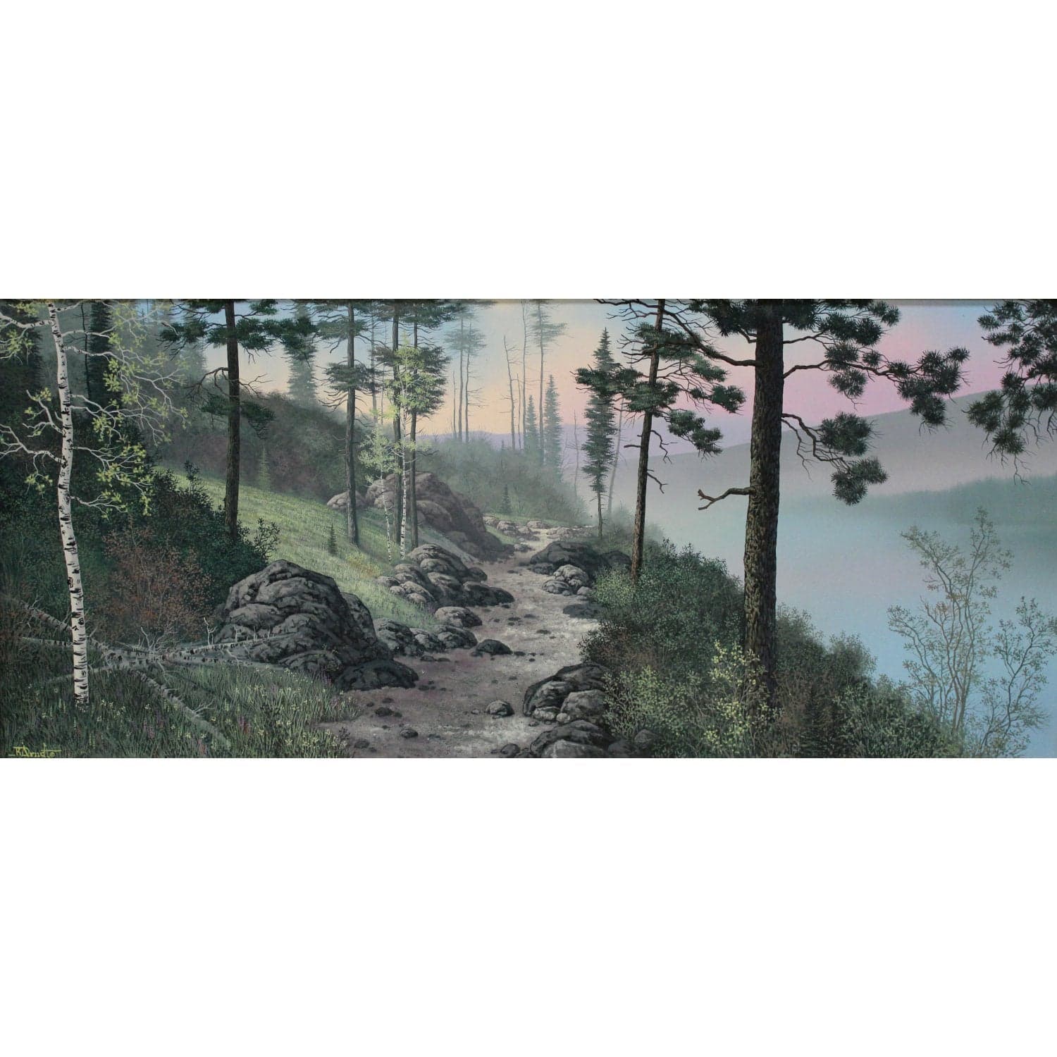 Artwork "The Trail Above" by Roger D Arndt - Thumbnail 2