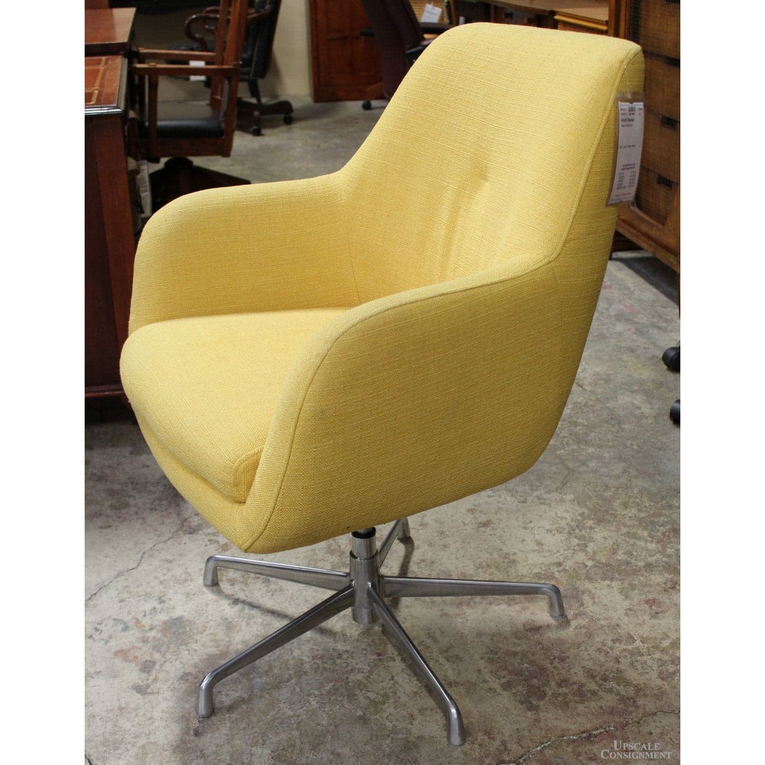 World Market Yellow Office Chair - Yellow - Thumbnail 3