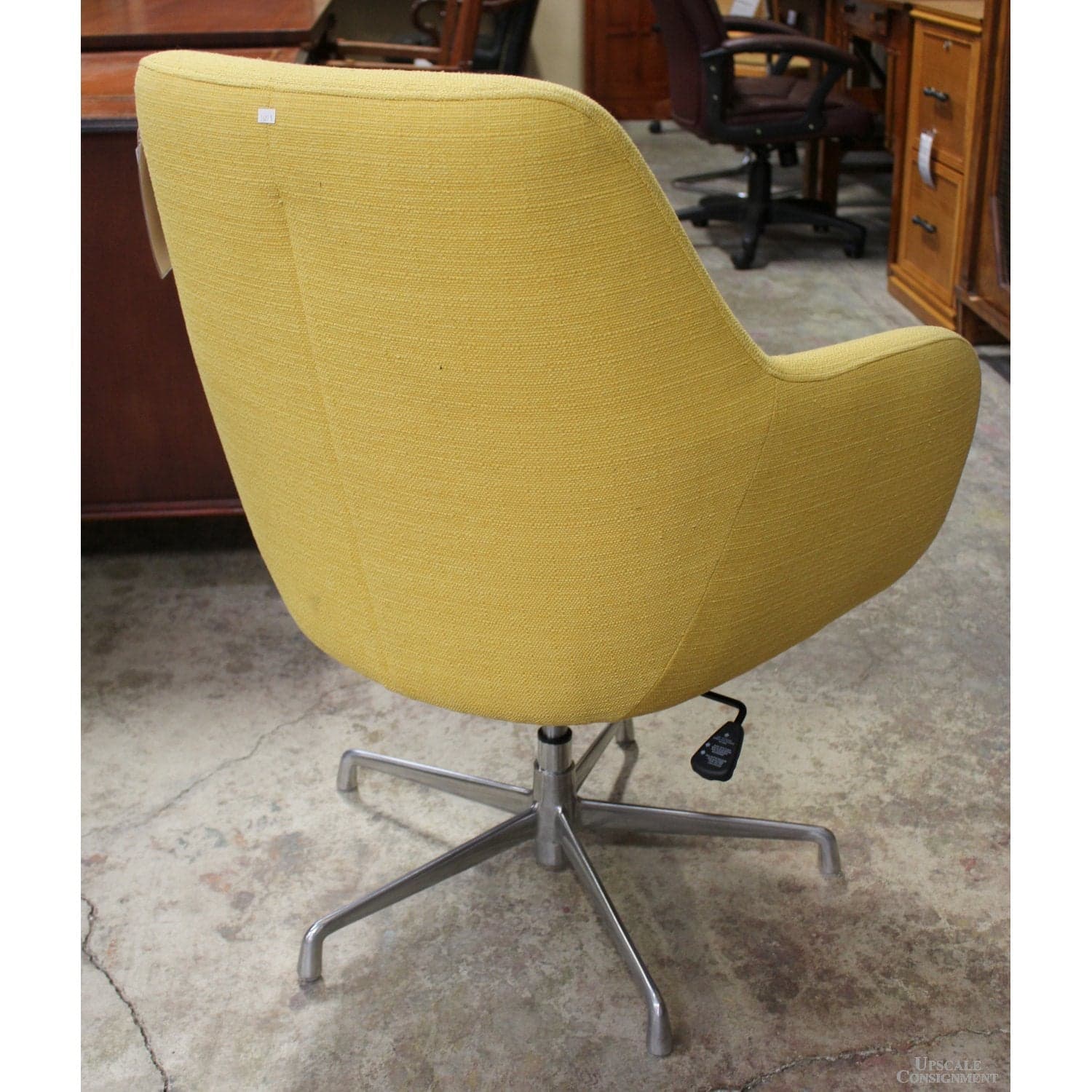 World Market Yellow Office Chair - Yellow - Thumbnail 4