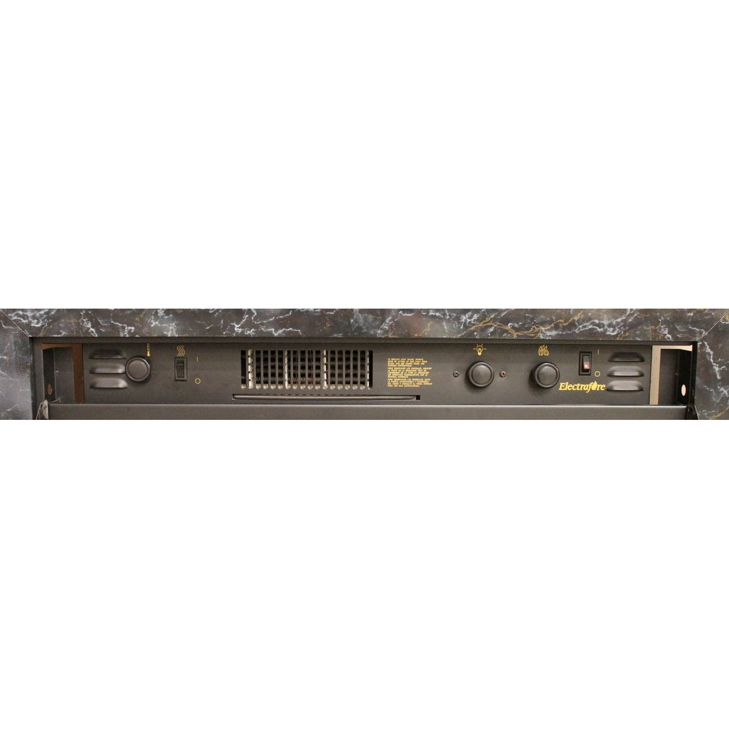 Electric Fireplace w/Oak Mantle Surround - Thumbnail 4