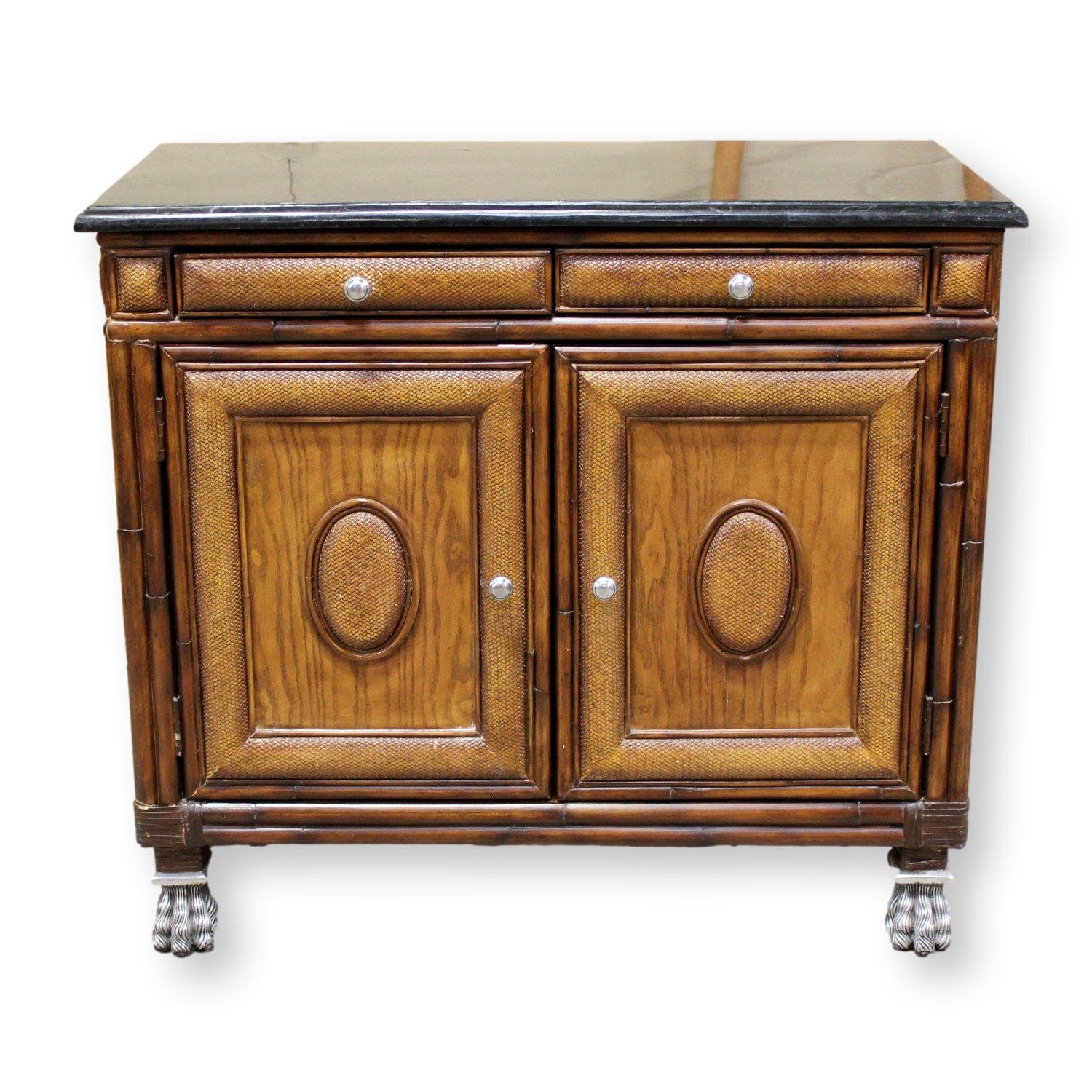 Thomasville "Ernest Hemmingway" Granite Top Nightstand - Image 1