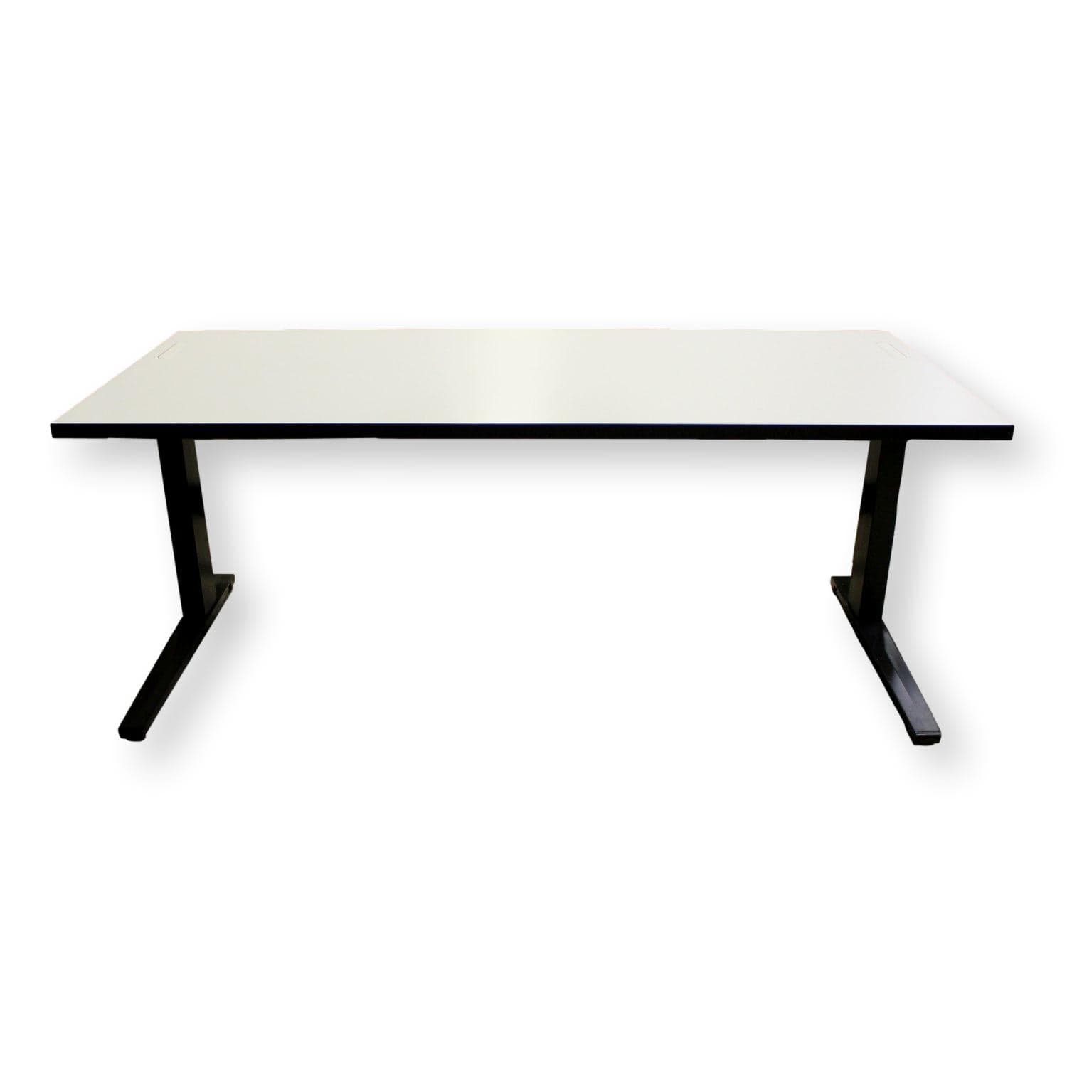 Herman Miller Sit/Stand Adjustable Desk - White & Black - Image 1
