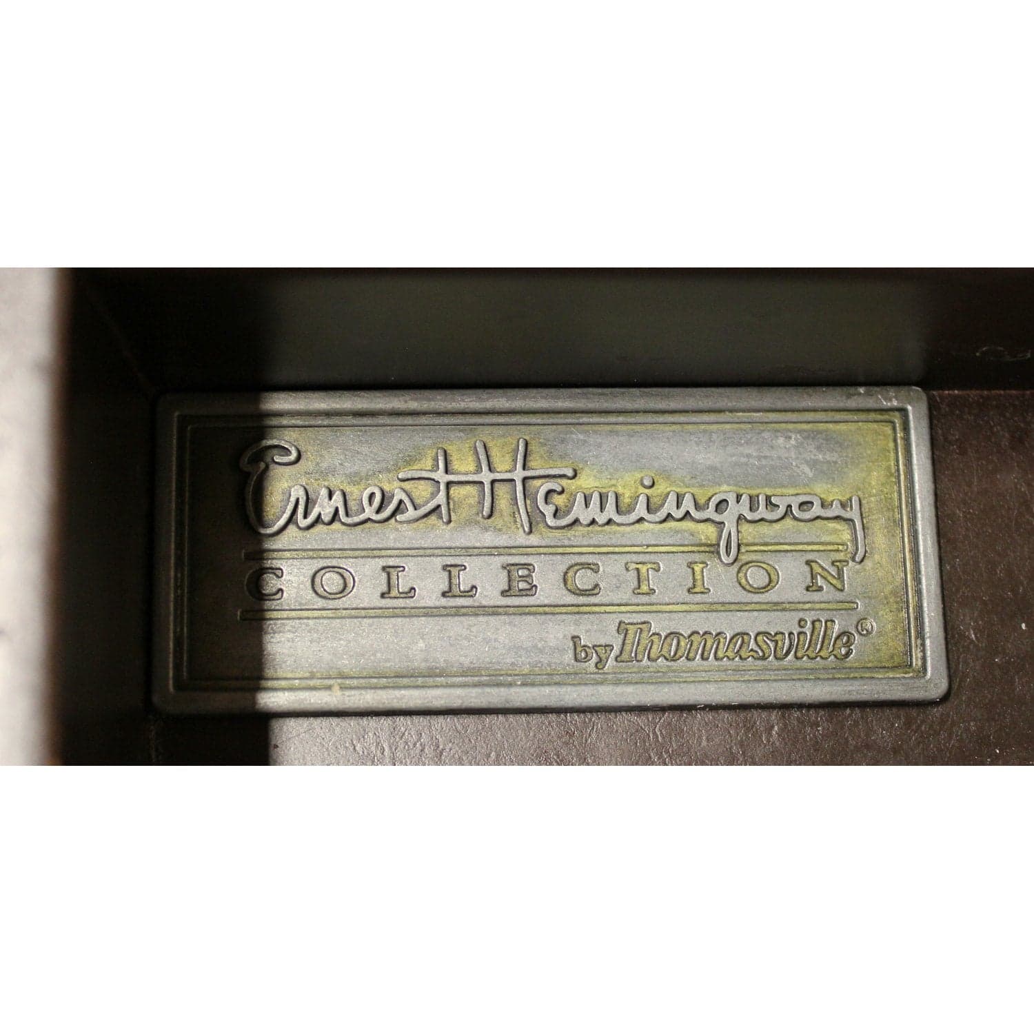 Thomasville "Ernest Hemmingway" Granite Top Nightstand - Thumbnail 7