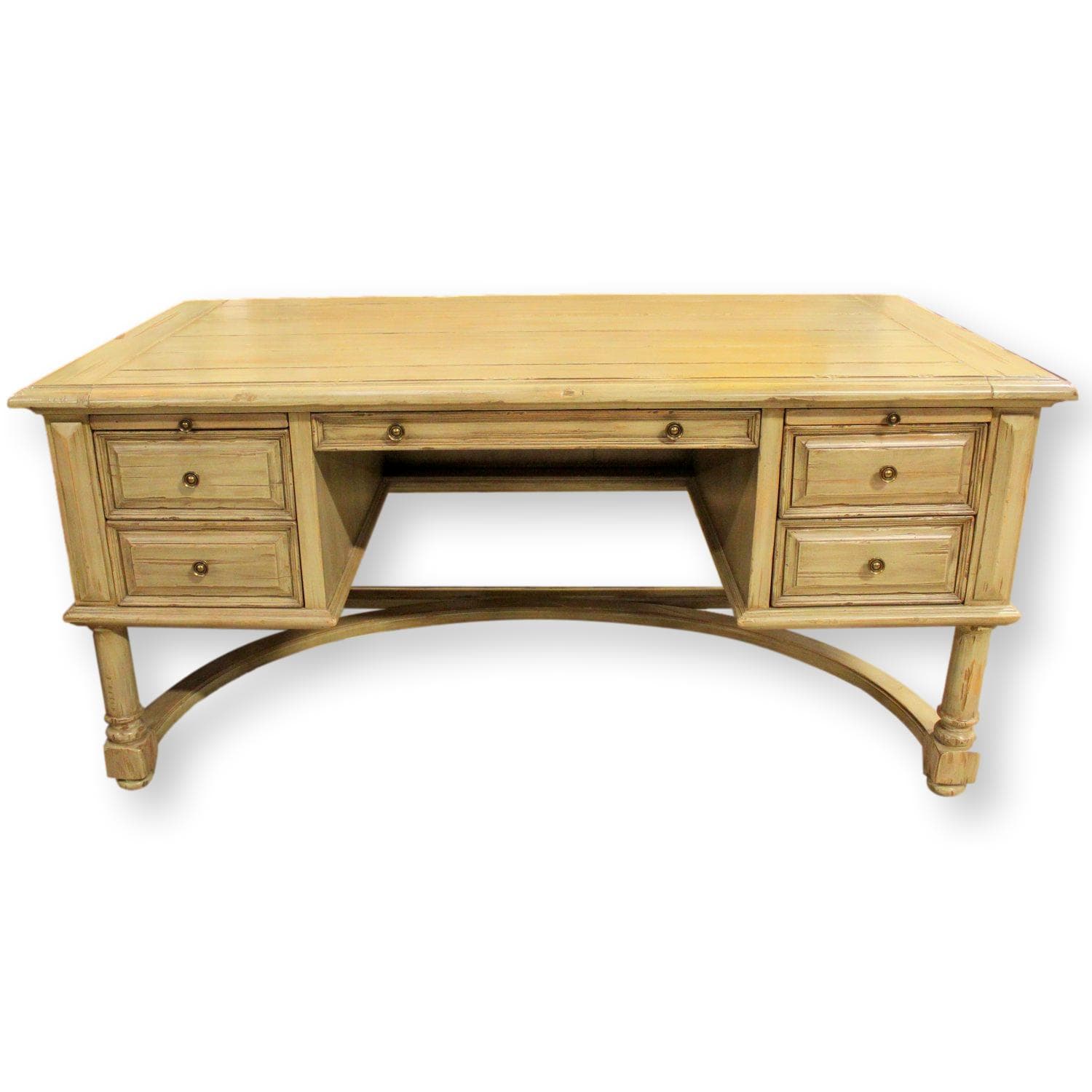 Lorts Executive Desk - Gray - Image 1