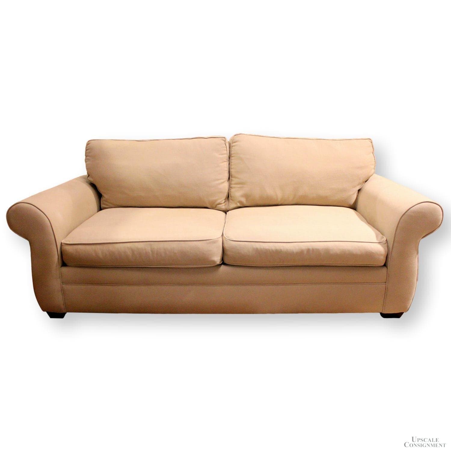 Bernhardt Tan Down Wrapped Sofa - Tan - Image 1
