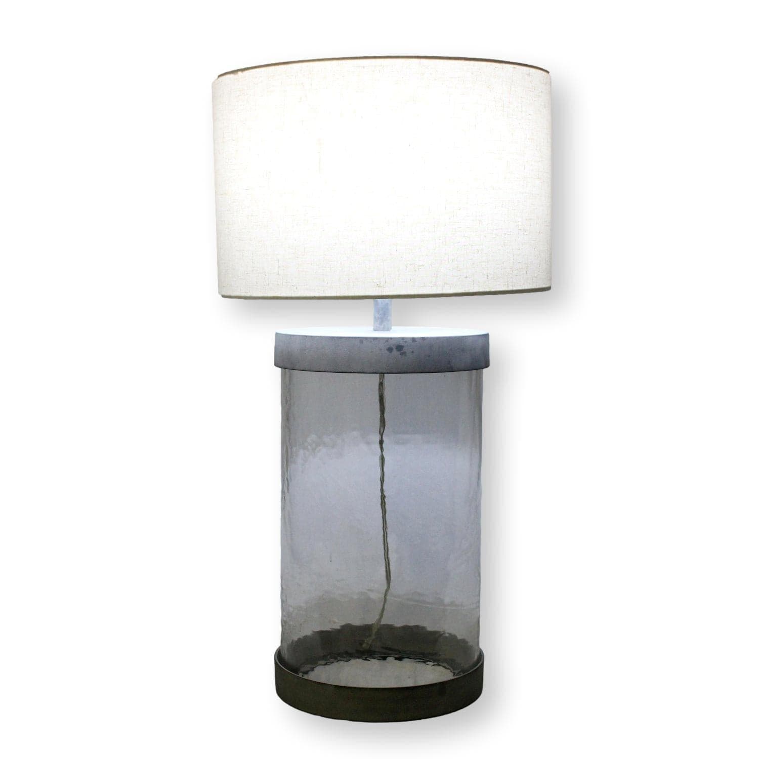 Pottery Barn Glass & Metal Table Lamp - Thumbnail 2