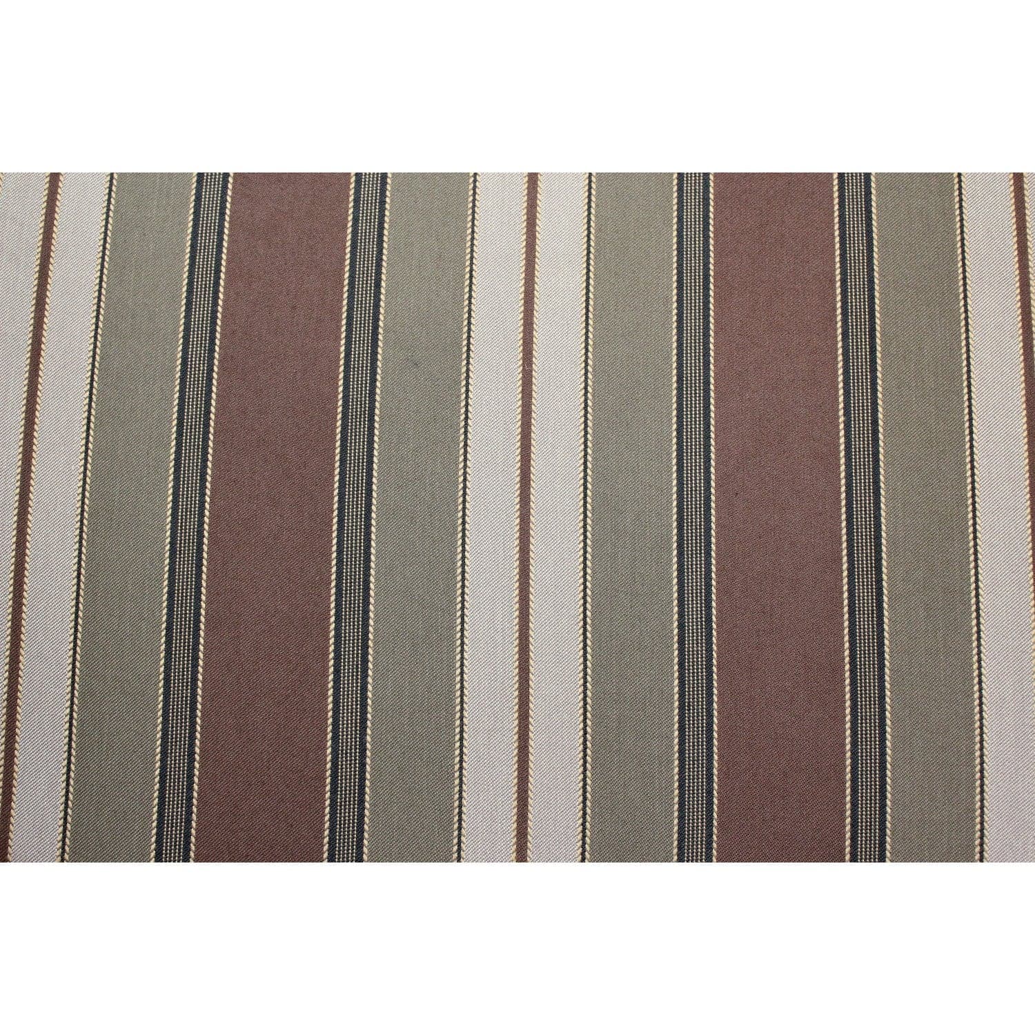 Harris Marcus Home Mocha & Gray Striped Fauteuil Chair - Multi-Color - Thumbnail 4