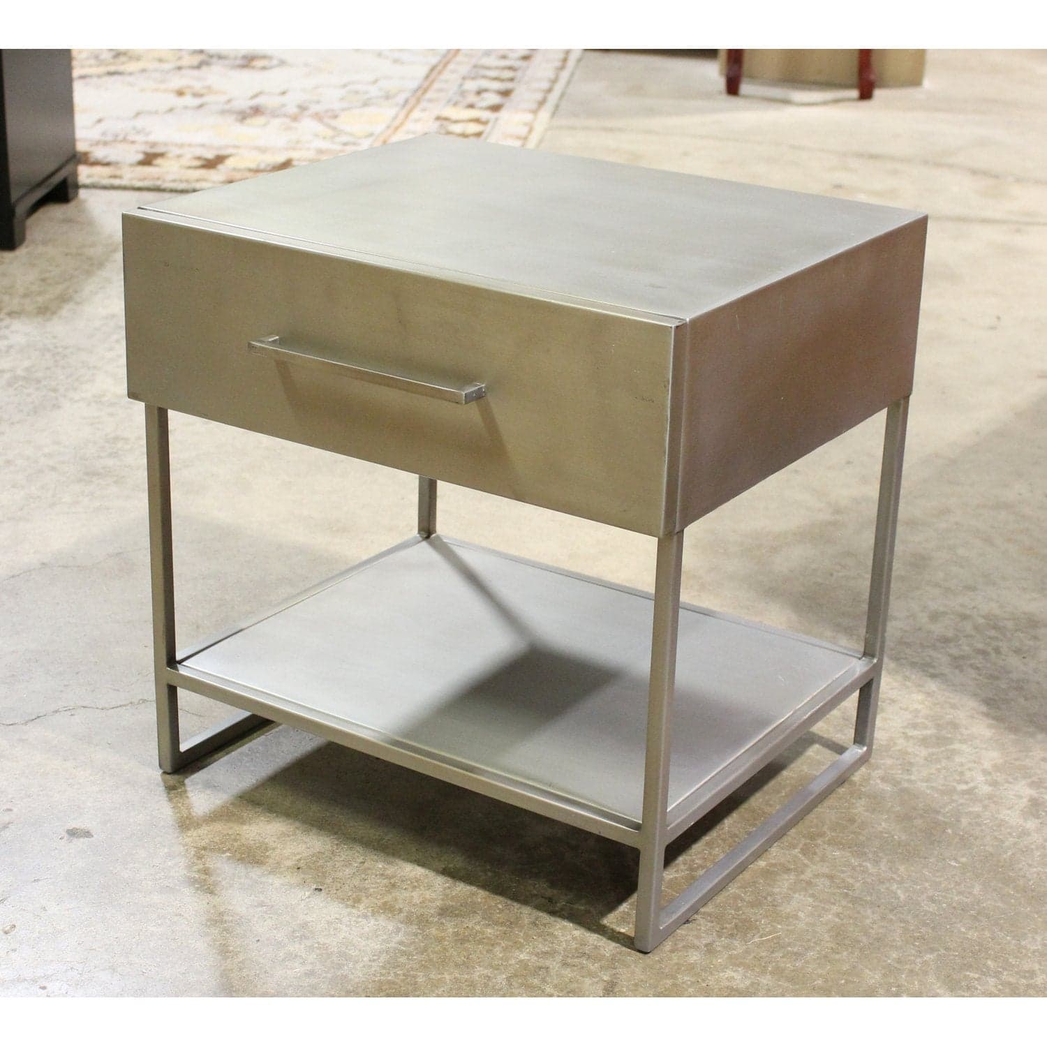 CB2 Steel Nightstand - Steel - Thumbnail 3