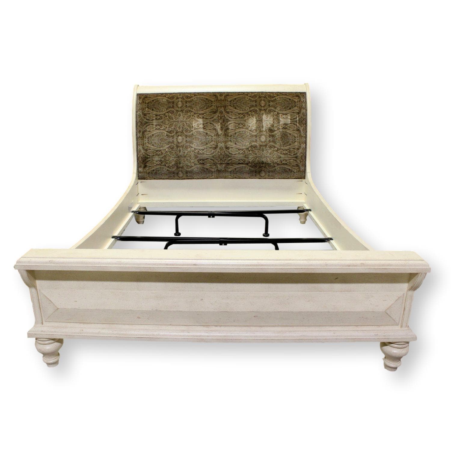 Harden Furniture Upholstered Queen Size Bed - Cream - Image 1
