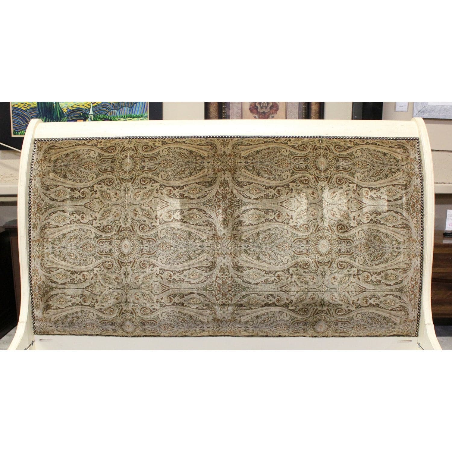 Harden Furniture Upholstered Queen Size Bed - Cream - Thumbnail 3