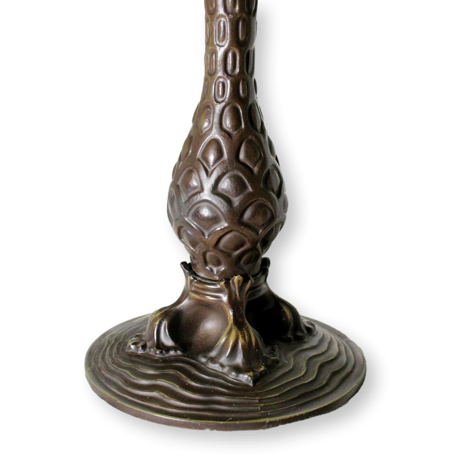 Gothic Table Lamp w/Handpainted Shade - Thumbnail 4