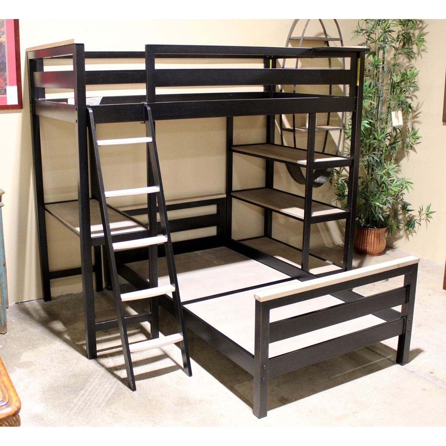 Universal Furniture "Smartstuff" Loft Bed - Espresso - Thumbnail 2