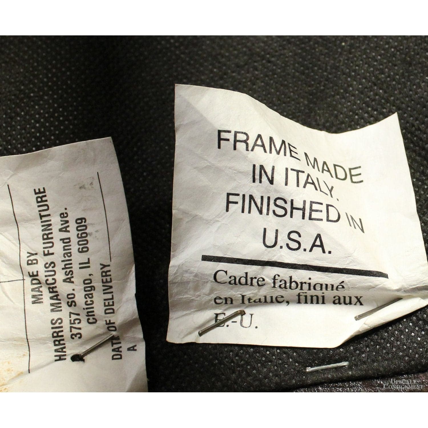 Harris Marcus Furn. Co. Pair of Leather Bar Stools - Cordovan - Thumbnail 10