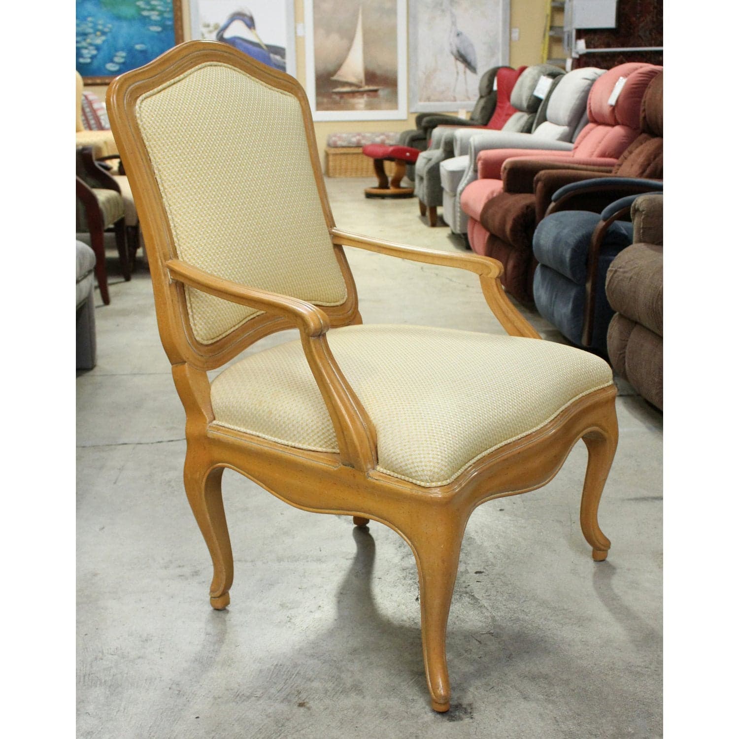 William Switzer & Associates Yellow Fauteuil Chair - Yellow - Thumbnail 3