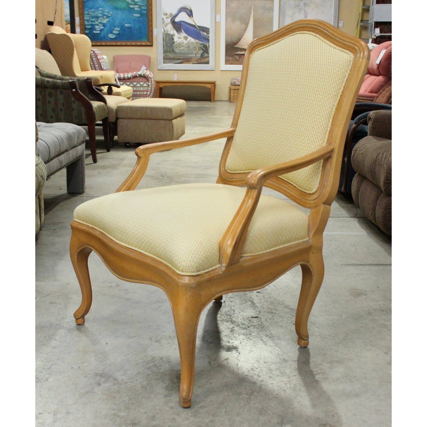 William Switzer & Associates Yellow Fauteuil Chair - Yellow - Thumbnail 2