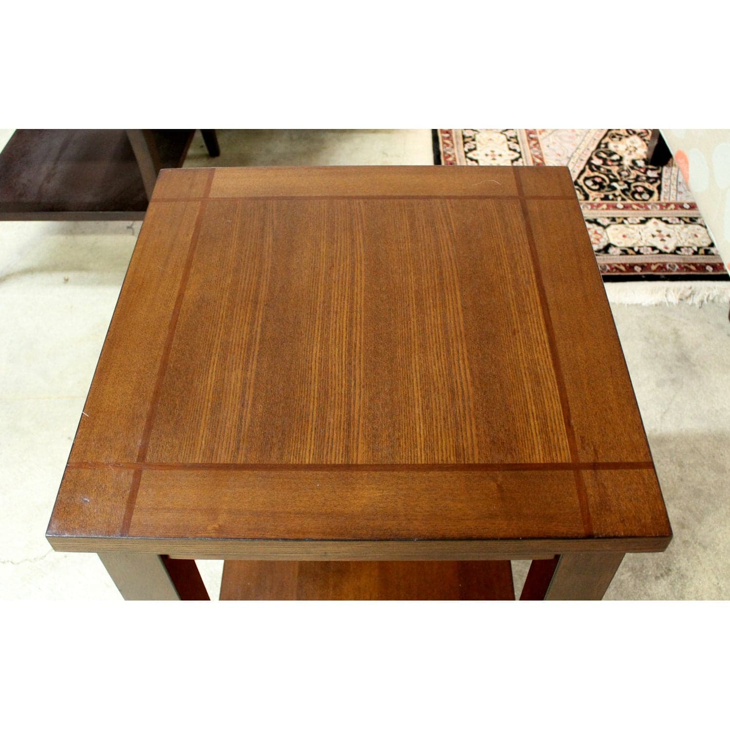Craftsman Style Oak End Table - Thumbnail 4