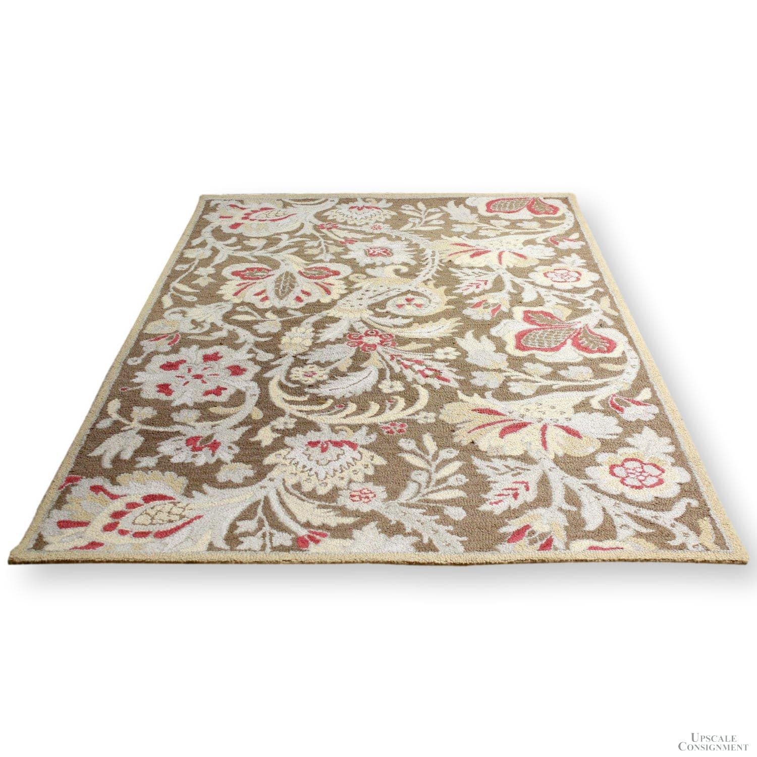 Pottery Barn 5' x 7' 6'' 'Emerson' Looped Wool Area Rug - Image 1