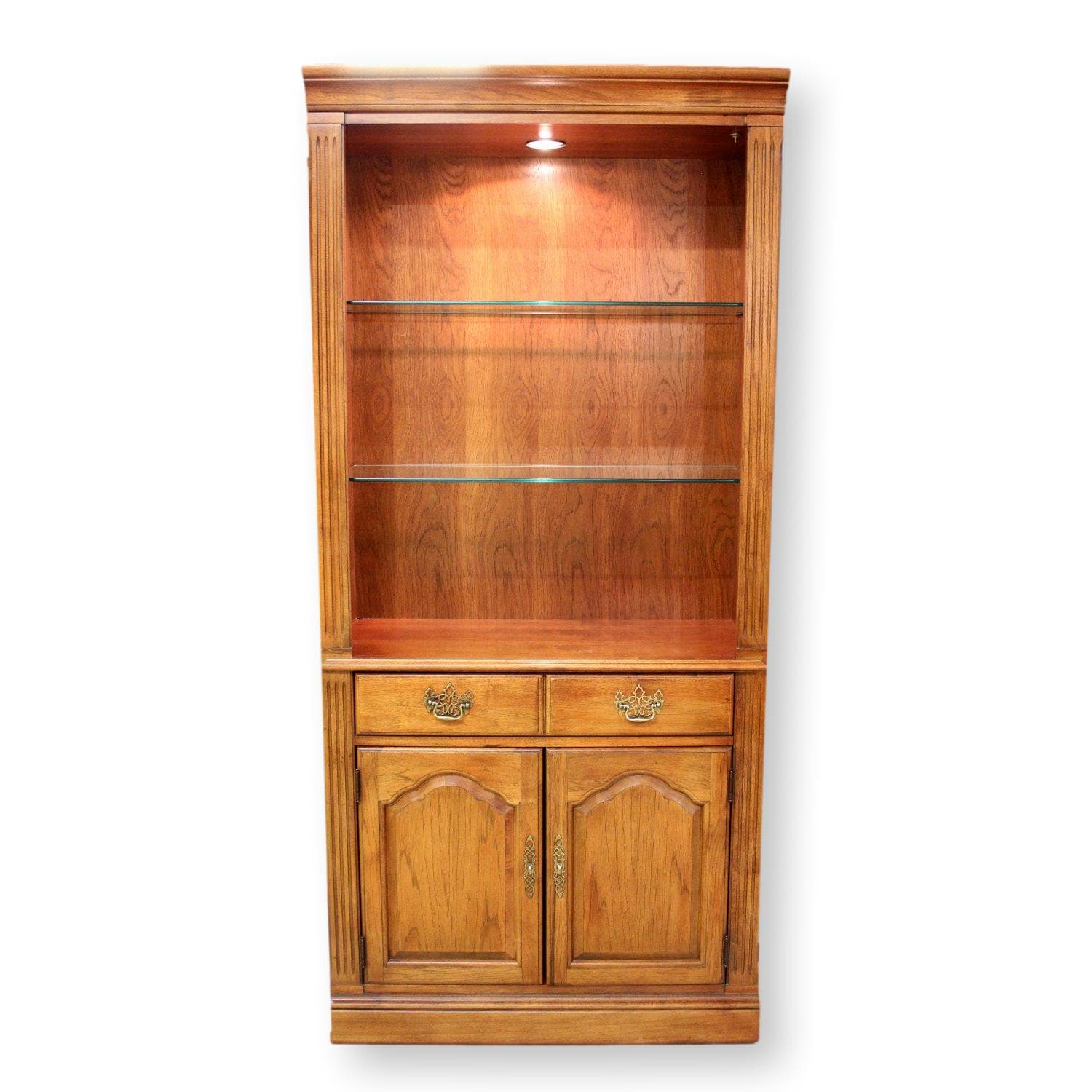 Thomasville Display Shelf w/Cabinet - Image 1