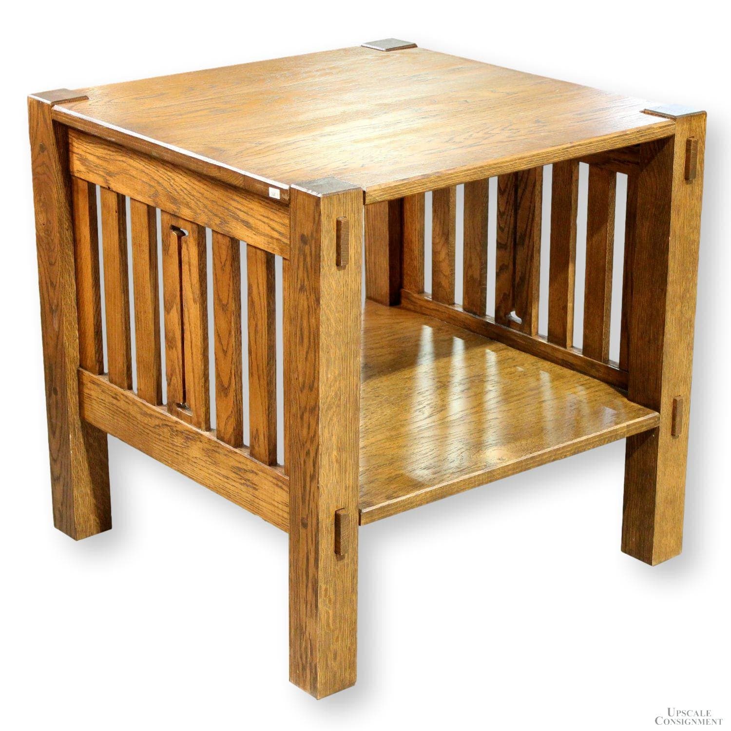 Mission Oak End Table - Image 1