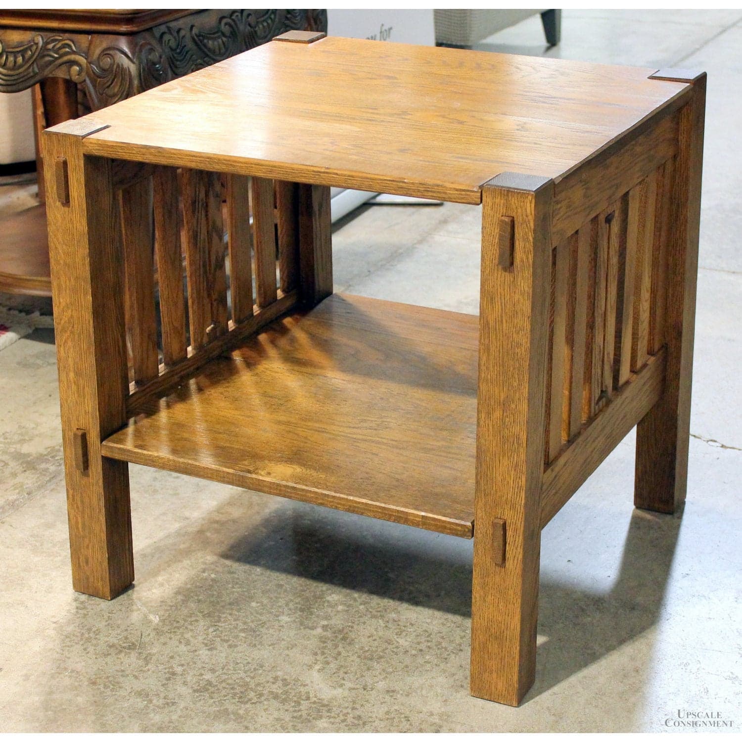 Mission Oak End Table - Thumbnail 3
