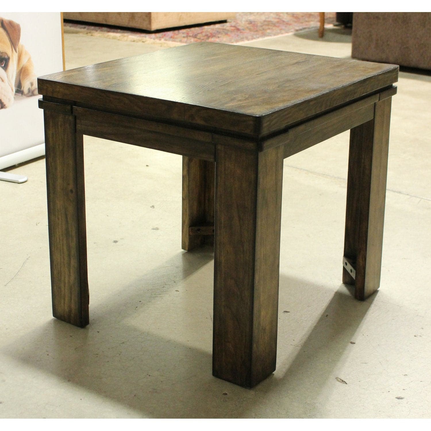 Dark Oak Square End Table - Dark Oak - Thumbnail 3