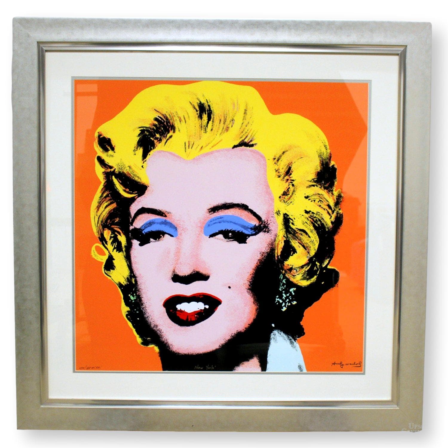 "Marilyn Monroe (Orange)" by Andy Worhol - Image 1