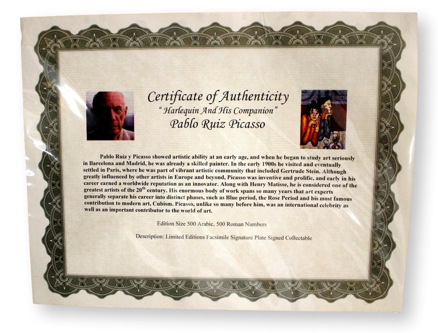 "Harlequin and His Companion" by Pablo Picasso - Thumbnail 5