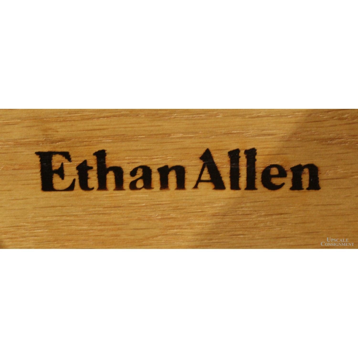 Ethan Allen Oak 3 Drawer Accent Chest - Thumbnail 5