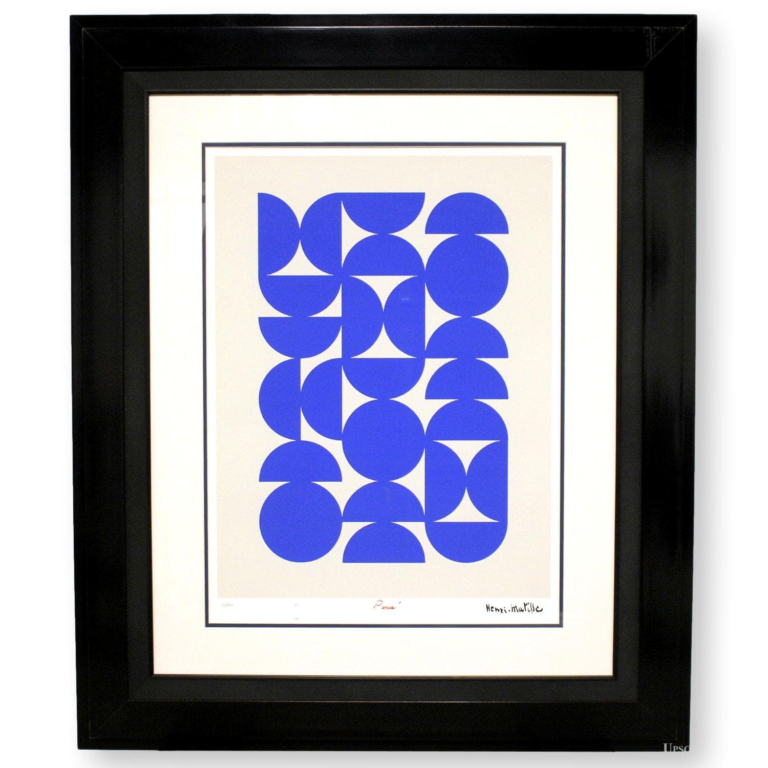 "Blue Semi Circles" by Henri Matisse - Image 1