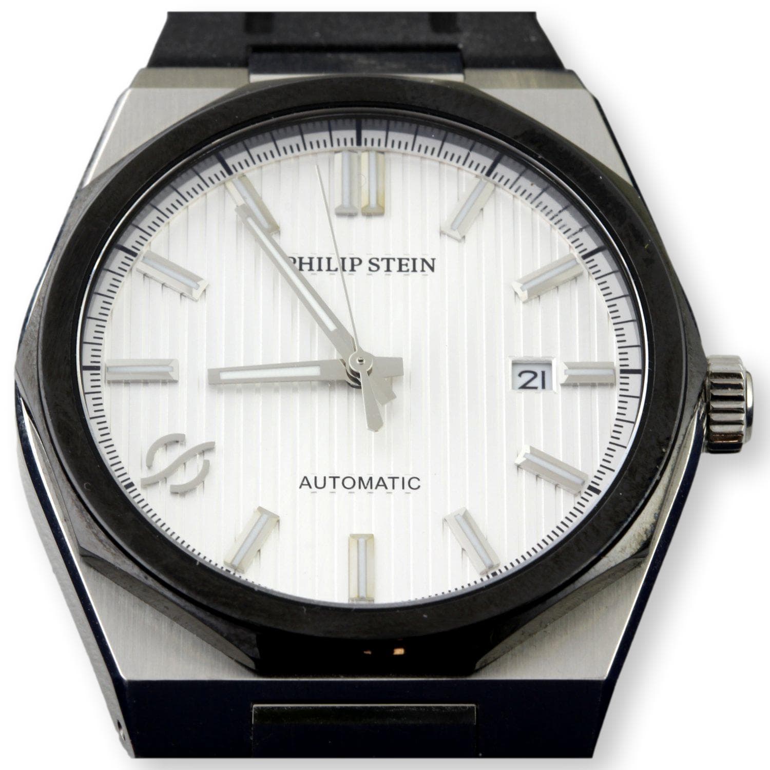 Automatic Stainless Steel Watch - Natural Frequency Technology - Size 7.25-7.50 - Thumbnail 2