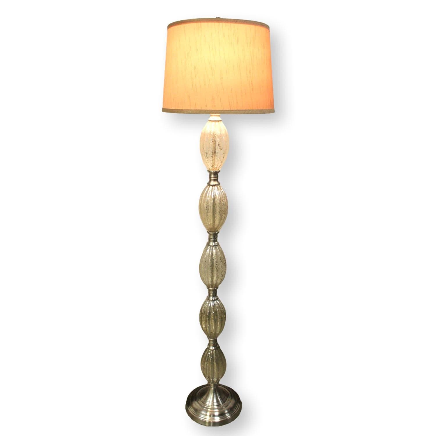 Mercury Glass Floor Lamp - Image 1
