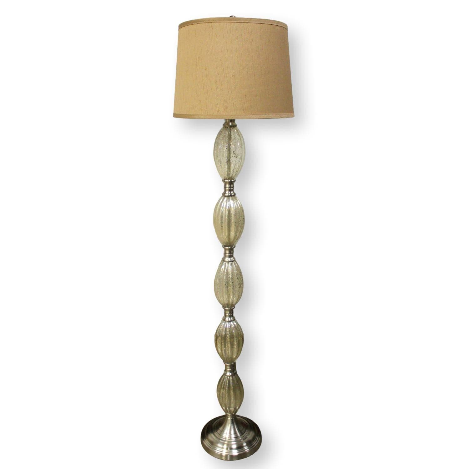 Mercury Glass Floor Lamp - Thumbnail 2