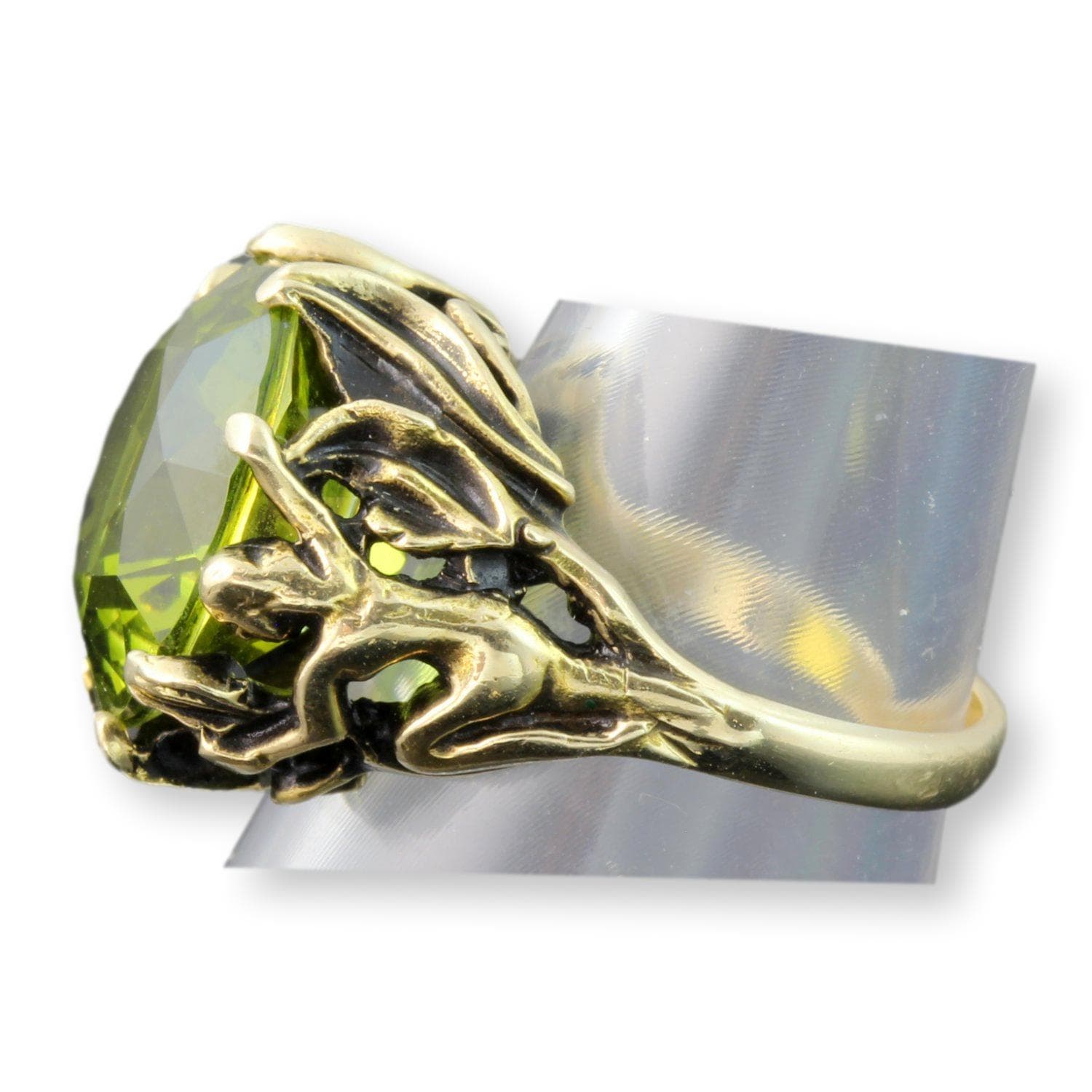 Mid-20th-Century Artisan-Made Figural Ring in 14K Yellow Gold - Size 6.25 - Thumbnail 5