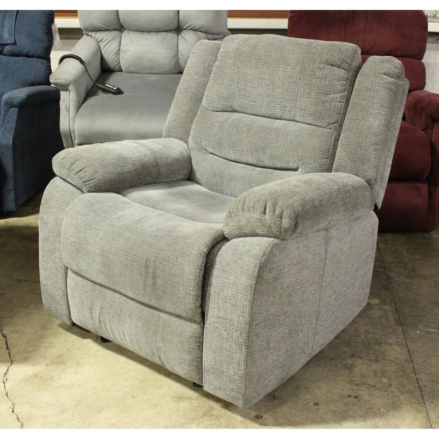 Porter Designs Gray Rocking Recliner - Gray - Thumbnail 3