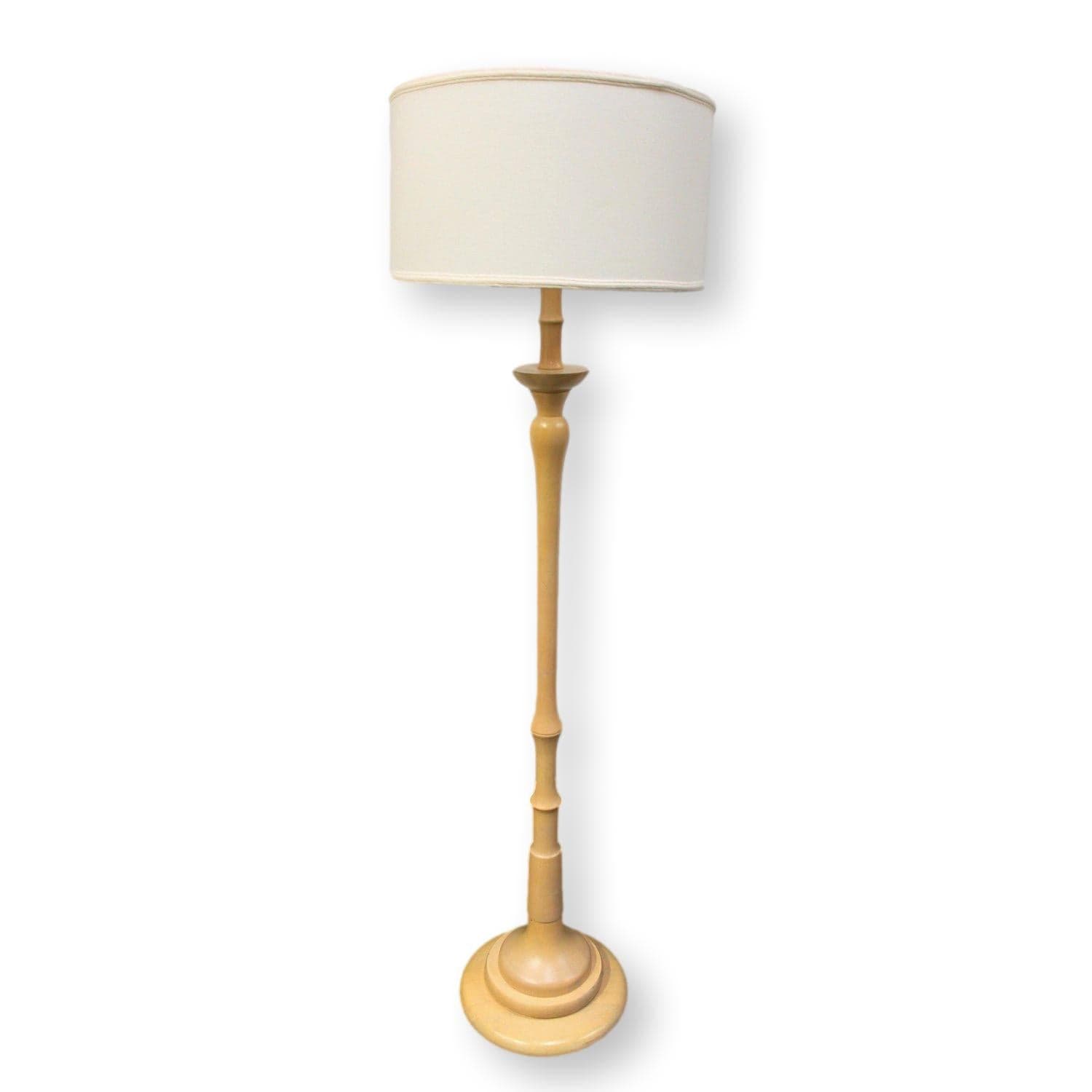 Turned Maple Floor Lamp - Image 1